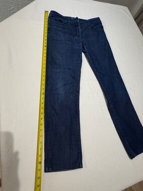 Giorgio Armani Women's Dark Indigo Straight-Leg Jeans